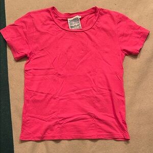 Jungmaven Cropped Ojai Tee XS poppy red
